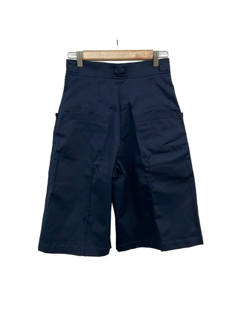 Louis Vuitton Shorts 36 S Oom Dark Navy Logo Button Bermuda